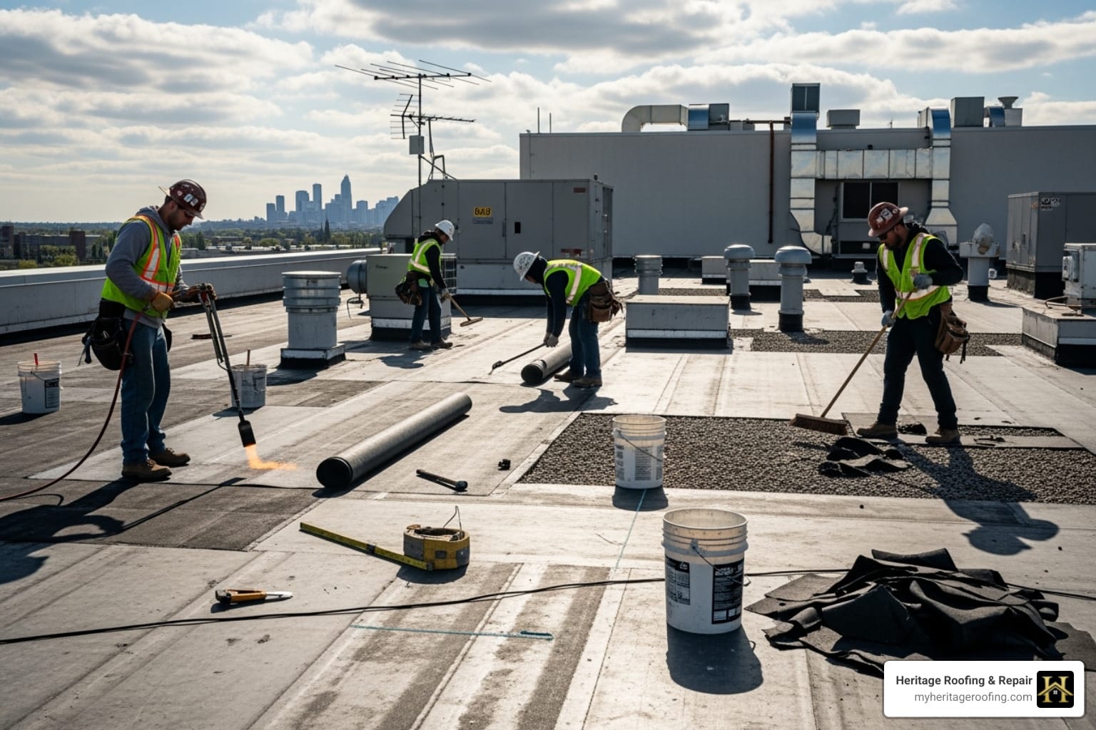 commercial roofing contractor services