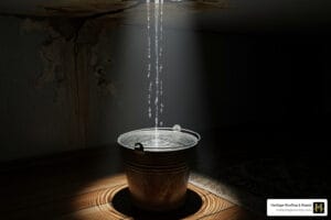 Roof leak emergency