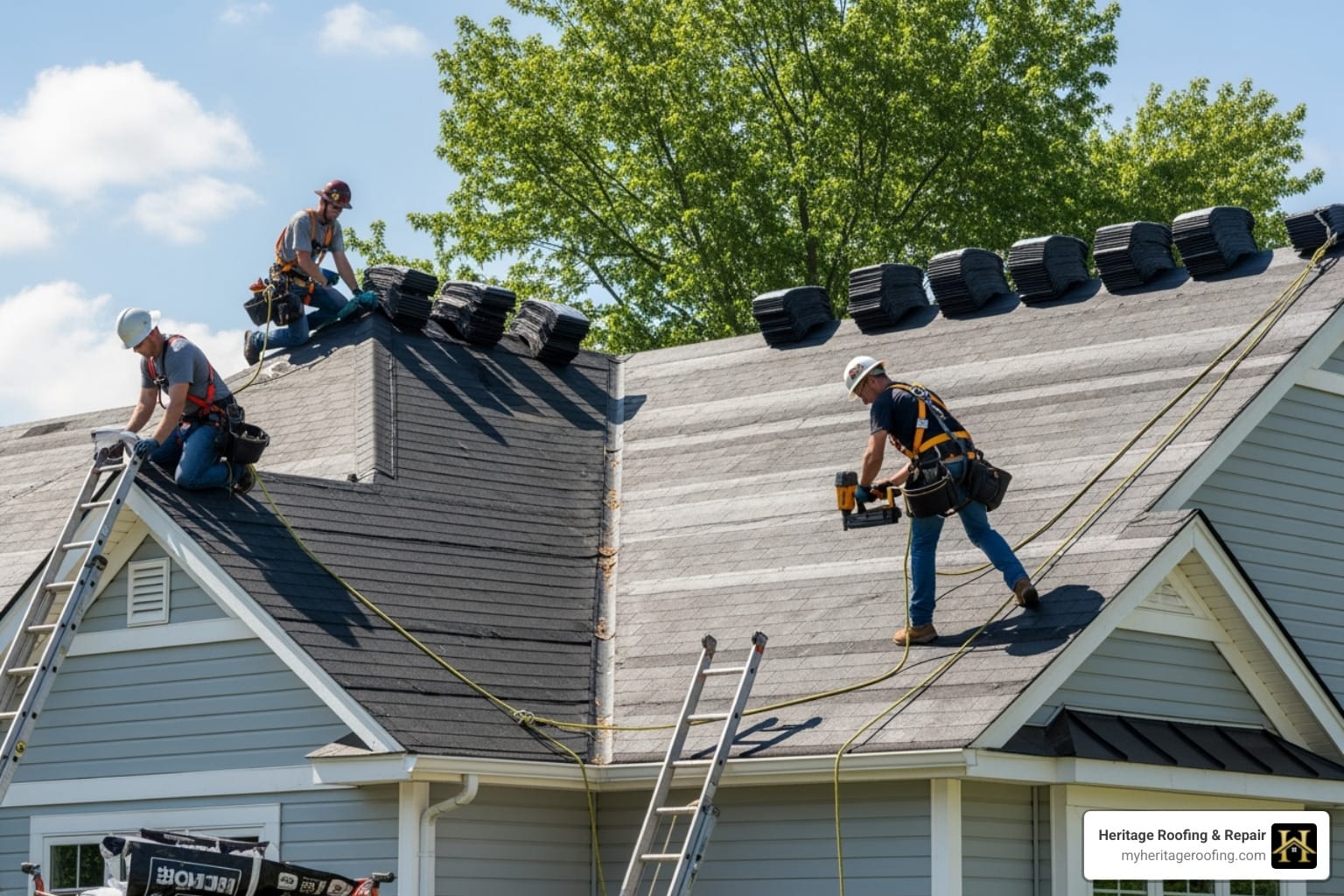 new roof installation