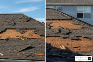 Insurance roof damage