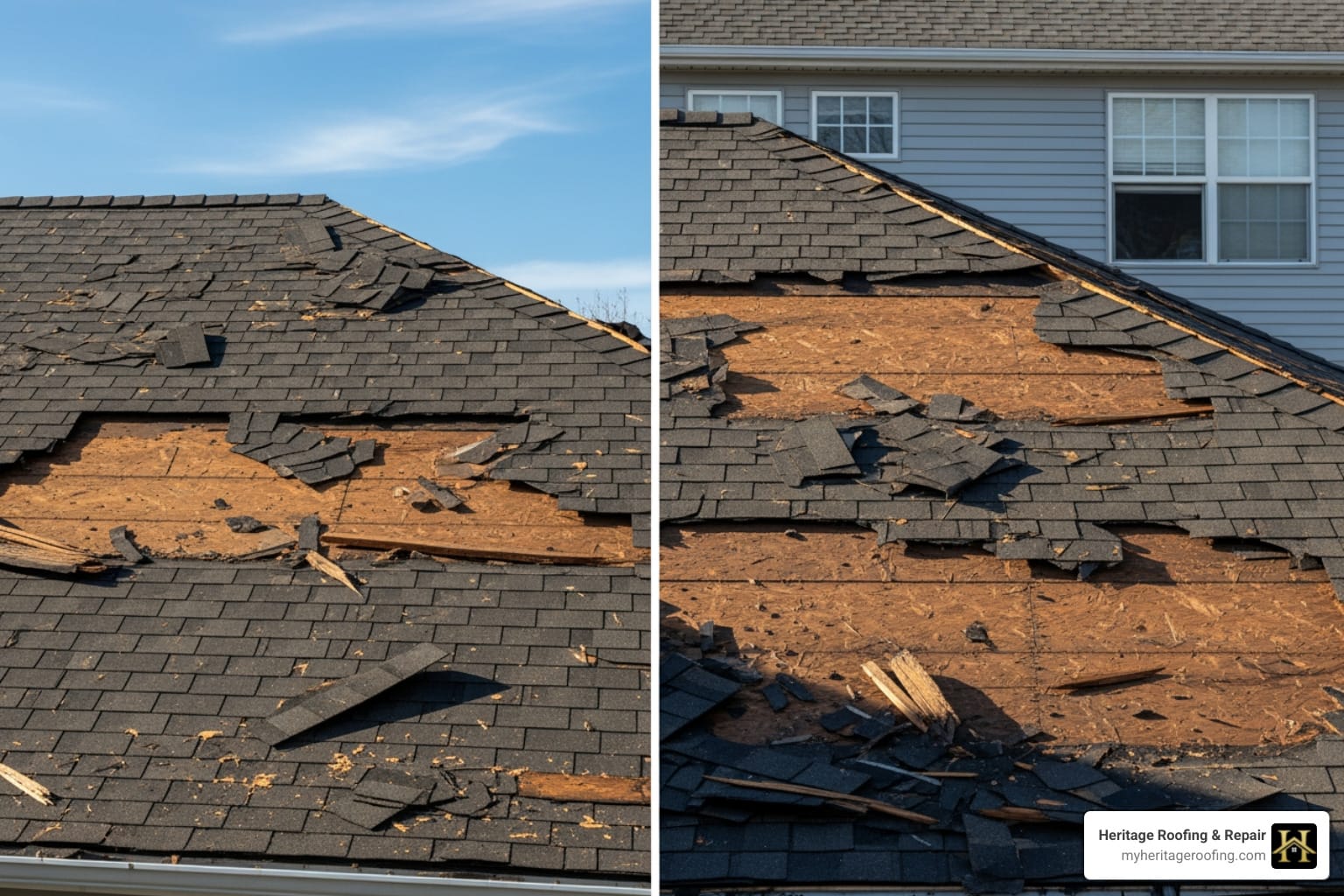 Insurance roof damage