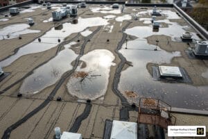 flat roof insurance claim