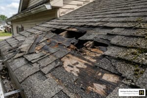 shingle roof leak repair