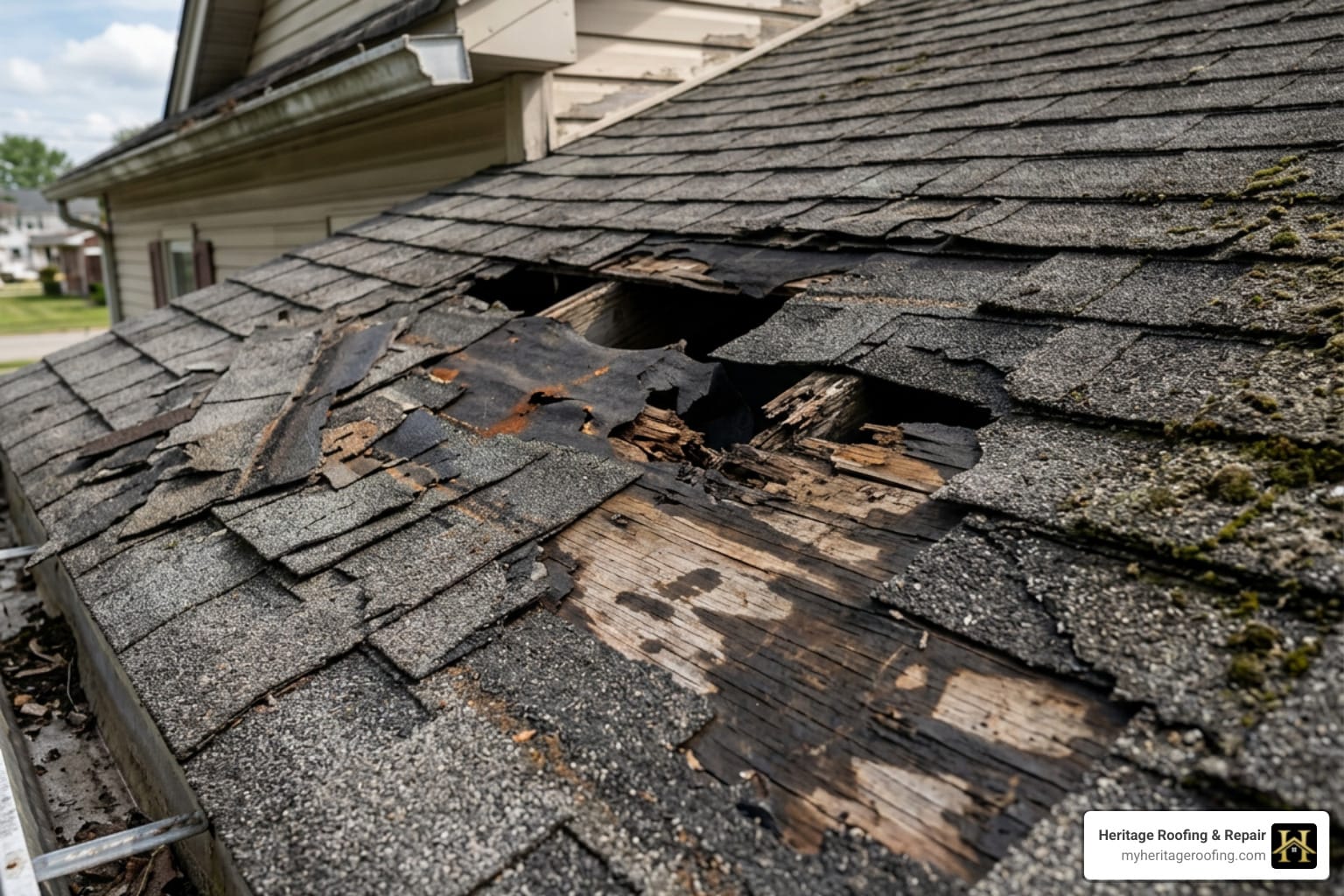 shingle roof leak repair
