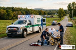 Southern Paramedic Services ambulance providing ALS care in Berryville