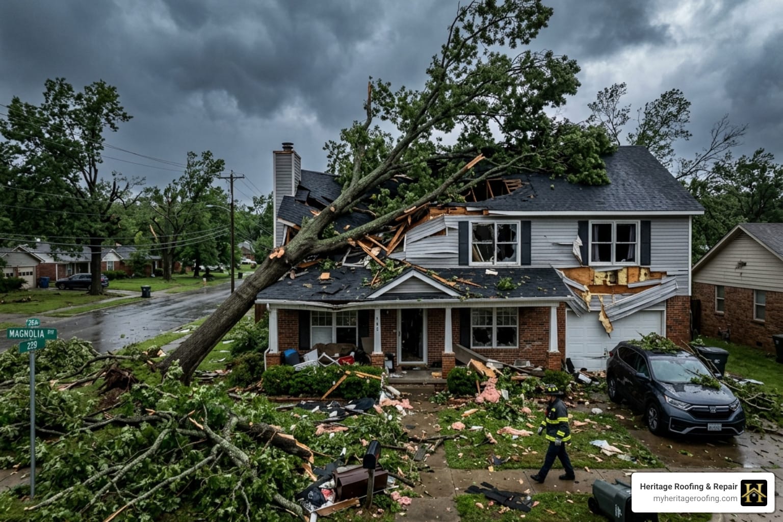 Storm damage repair NWA