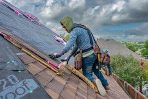 certified roofing specialists installing architectural shingles