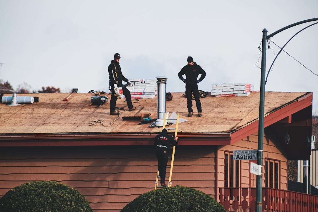 commercial roofers near me on a modern flat roof building - commercial roofers near